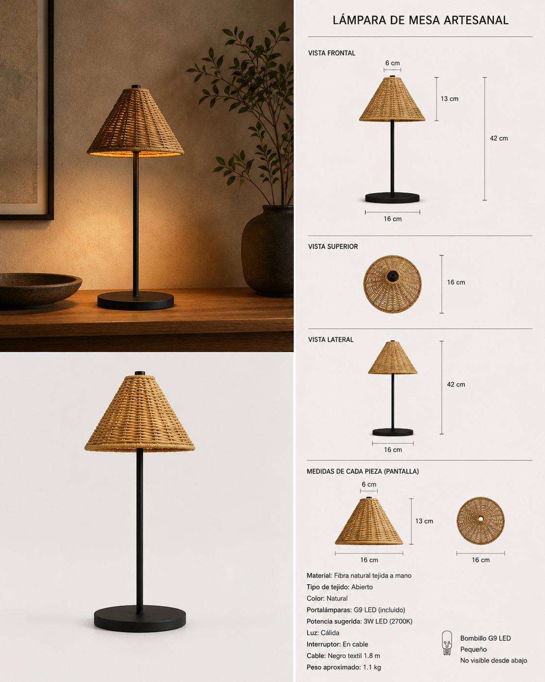 Tangara Table Lamp